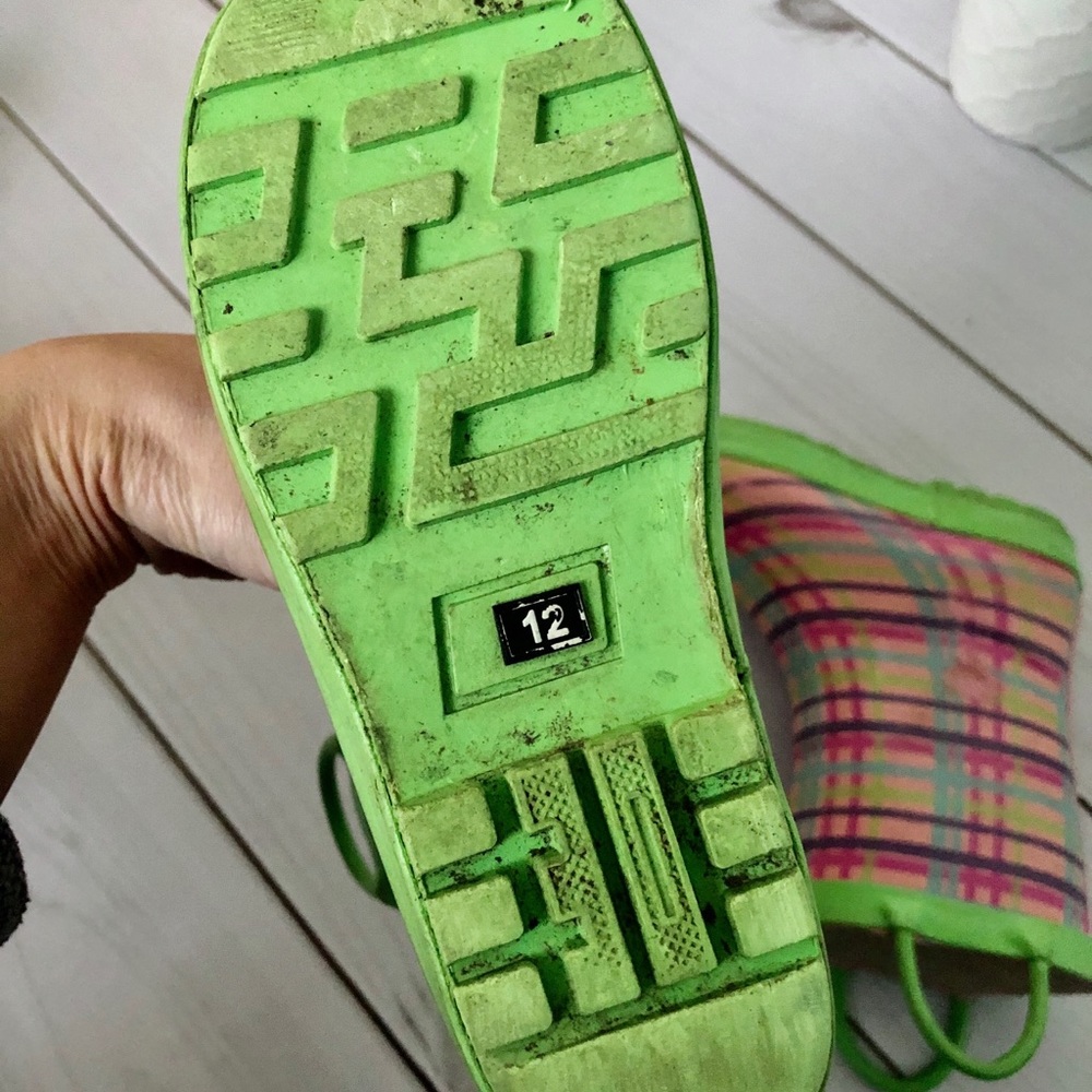 Girl Rain Boots Size 12 - Picture 3 of 4